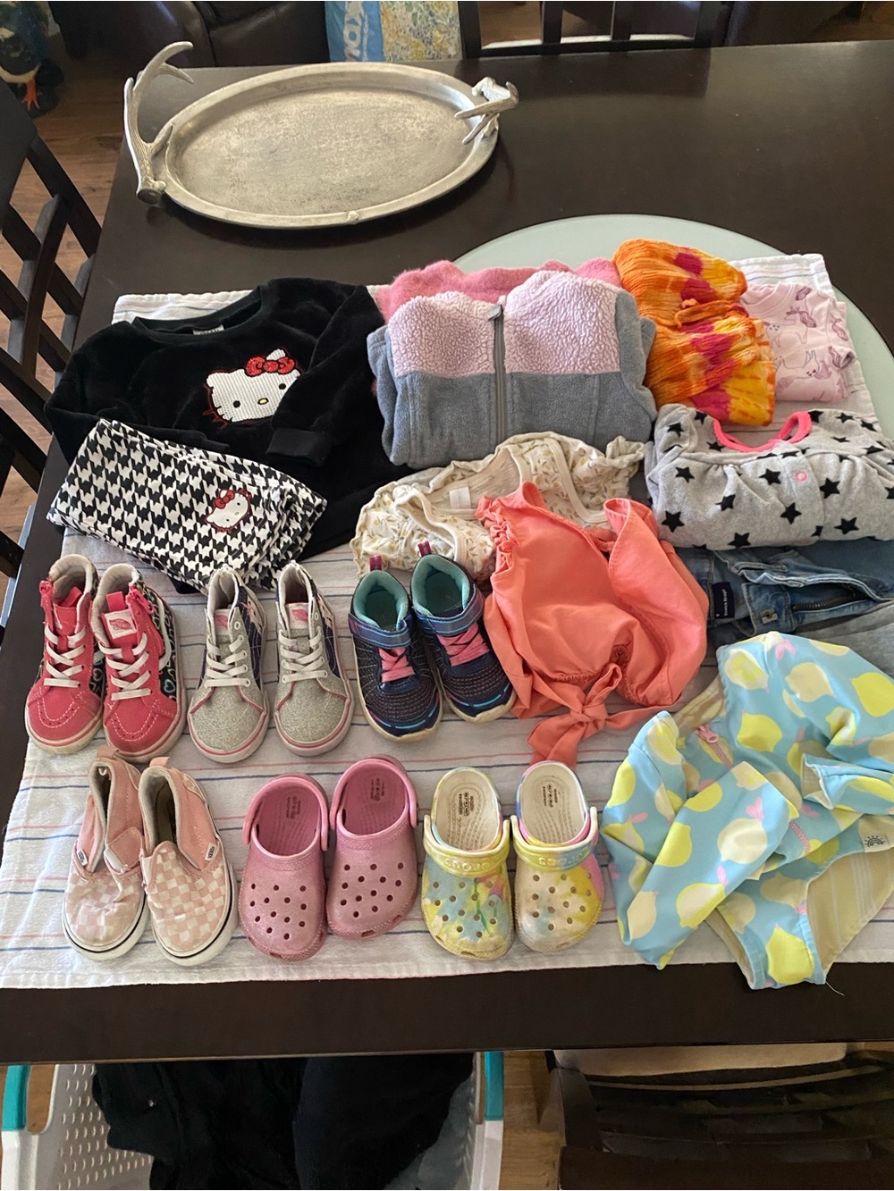 Girls Toddler Bundle Shoes & Clothes